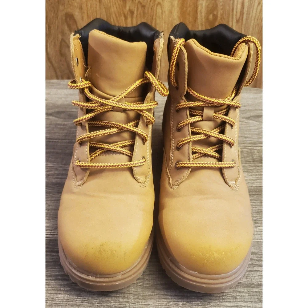 Wonder Nation Brown Lace Up‎ Boots Youth Size 6